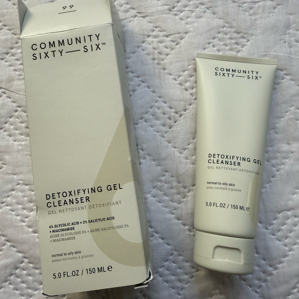 COMMUNITY SIXTY-SIX Sixty Six Detoxifying Gel Cleanser 5 oz NEW